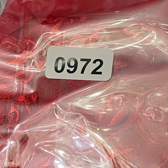 New! For Love & Lemons FLAWED Red Romantic Roses Slip Dress 10972 - Picture 10 of 10